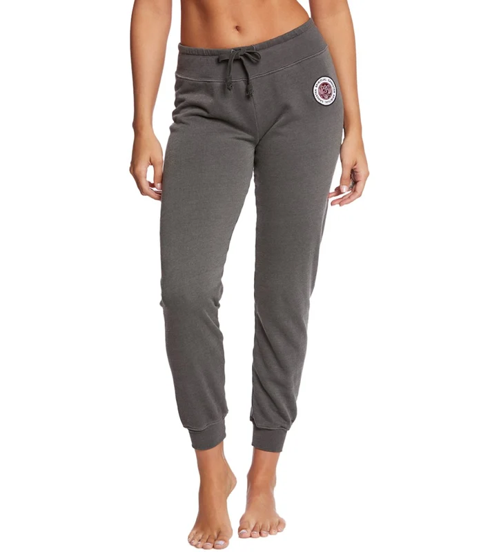 Spiritual Gangster SG Lotus Patch Sweatpant Joggers VintageBlack / S