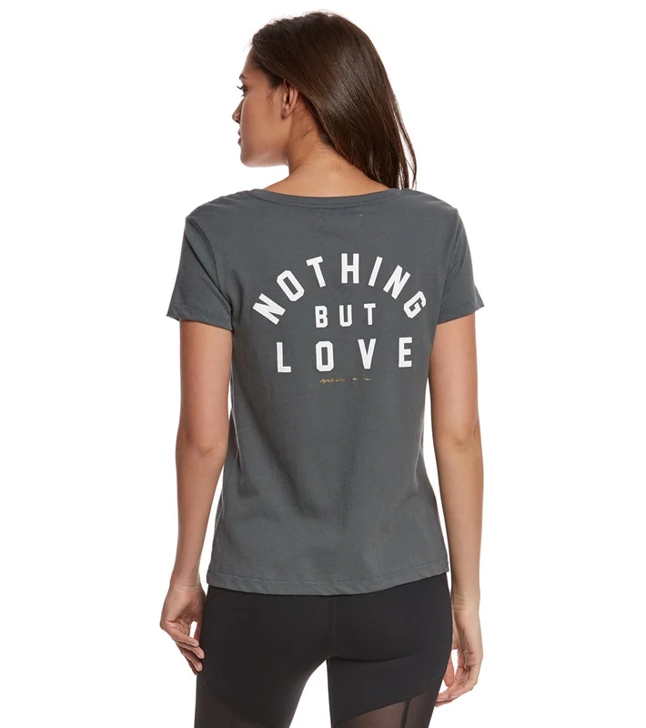 Spiritual Gangster Nothing But Love Tee Smokey Emerald / M
