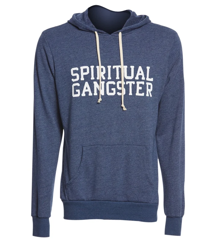 Spiritual Gangster Men's SG Varsity Pullover Hoodie Indigo / XXL