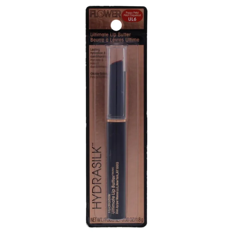 Hydrasilk Ultimate Lip Butter - Ul6 Poppy Petal By Flower Beauty For Women - 0.06 Oz Lip Balm