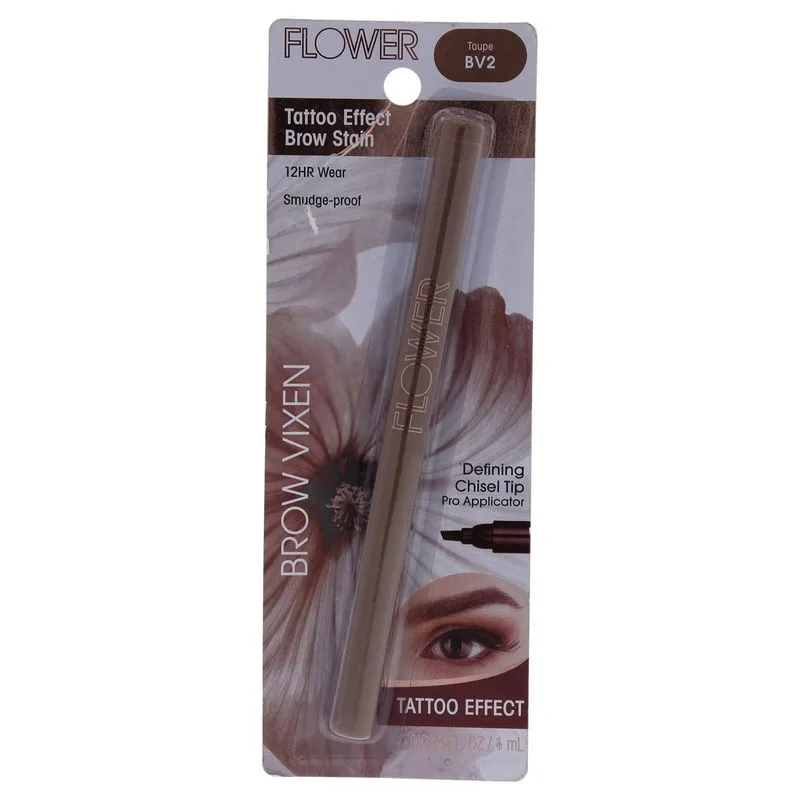 Maquiagem De Sobrancelhas Flower Beauty Brow Vixen Tattoo Effect Taupe