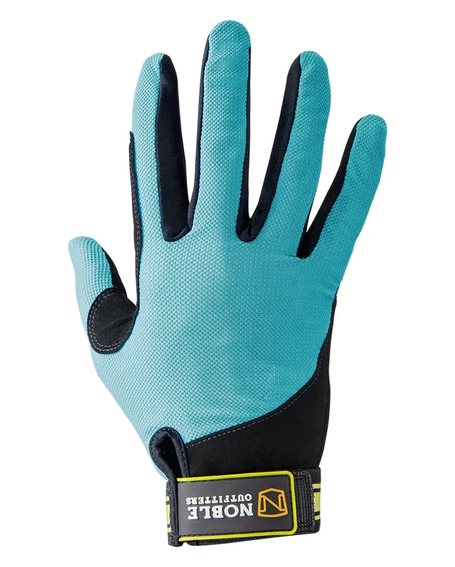 Noble Equestrian Perfect Fit Cool Mesh Glove Aqua Sky / 7