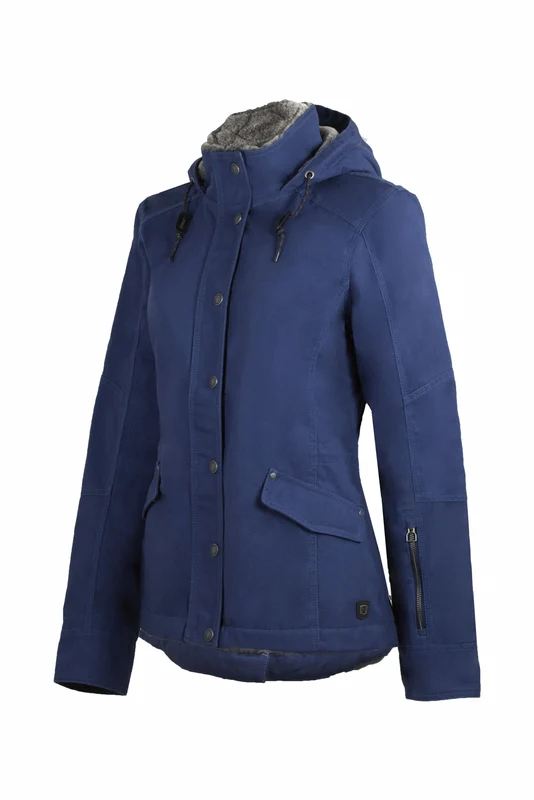 Noble Equestrian Girl Tough Canvas Jacket Twilight Blue / X-Large