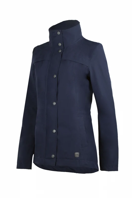 Noble Equestrian Ladies Cheval Waterproof Jacket Dark Navy / X-Small