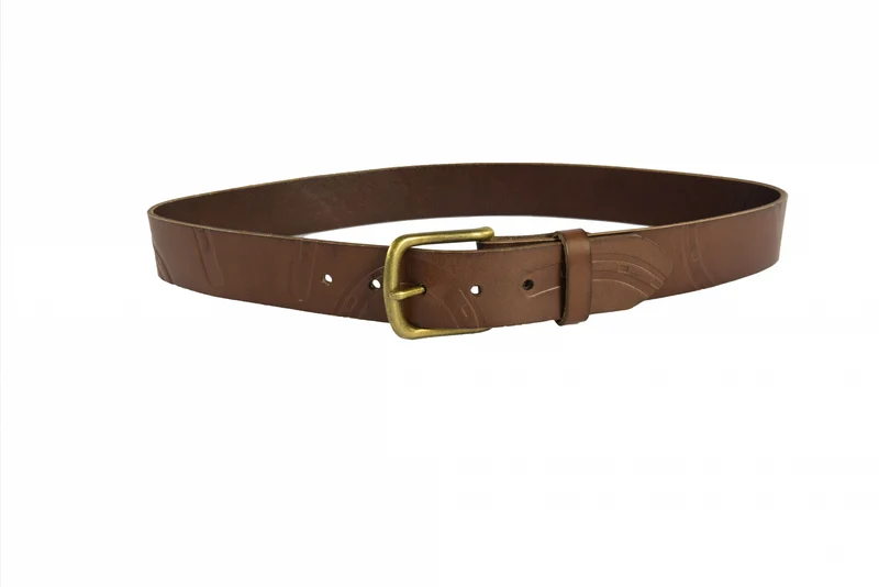Noble Equestrian Pony Print Belt Antique Brown / X-Large