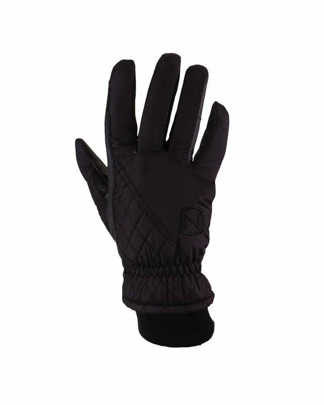 Noble Equestrian Ladies Winter Riding Glove Black / 5