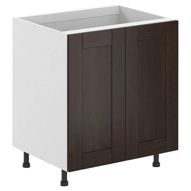 Eklipse Kitchen Cabinet with 2 Doors - 30-in - Chocolate