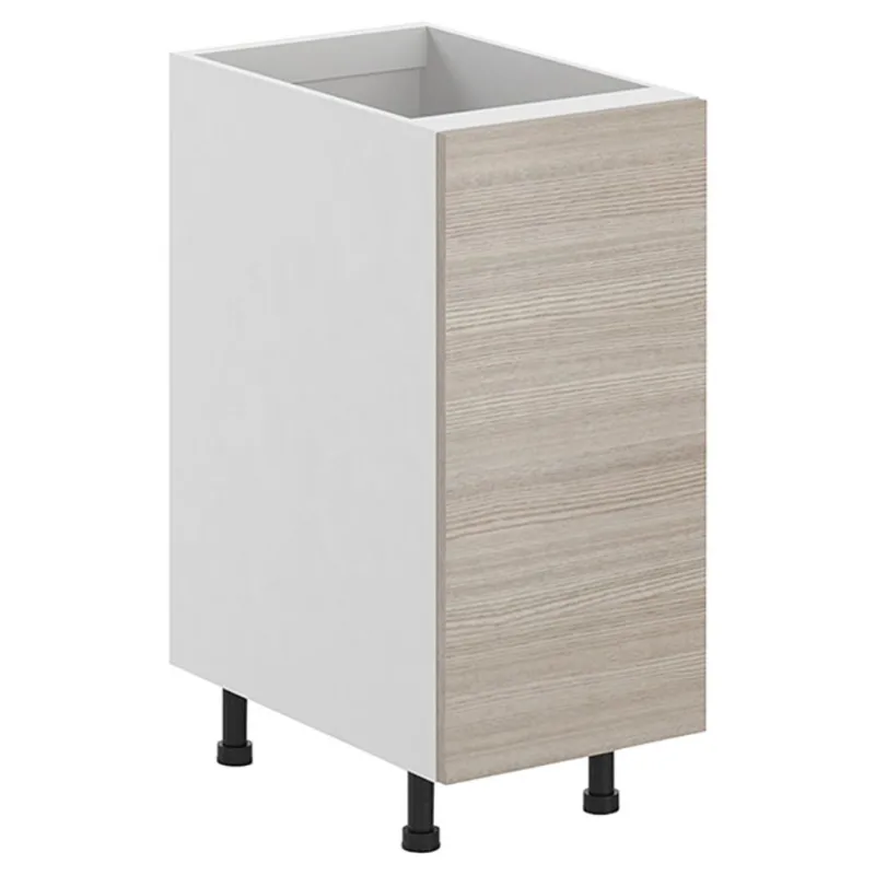 Eklipse Base Kitchen Cabinet with 1 Door - 15-in - Grey-Beige