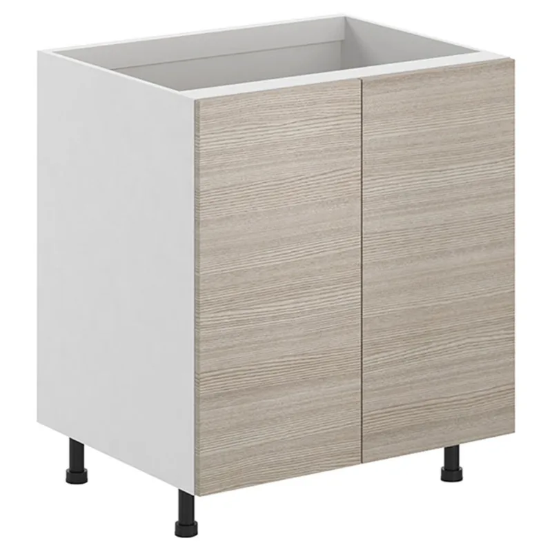 Eklipse Kitchen Cabinet with 2 Doors - 30-in - Grey-Beige