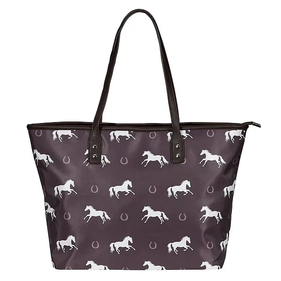 AWST Int'l "Lila" Horses & Horseshoes Handbag STD / 18" x 11.5" x 6"