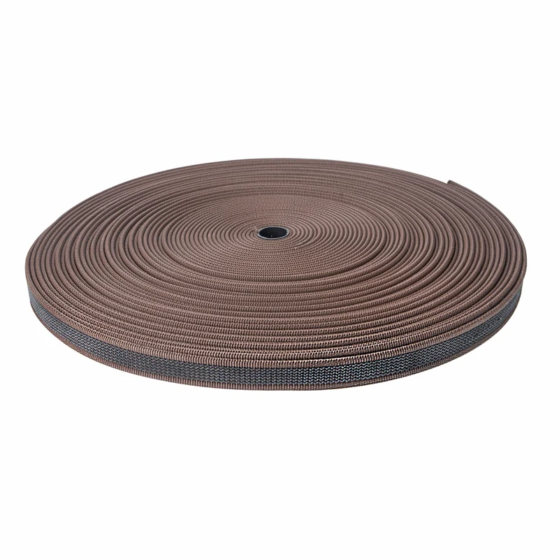 Gatsby Rubber Web Grip Rein Brown / 3/5 Inch by 5 Meter Roll