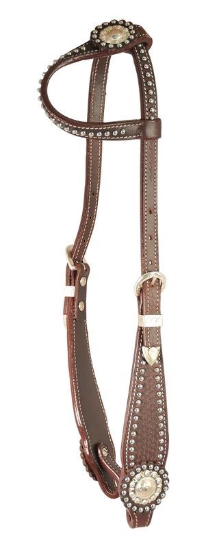 SEDONA Spotted 1-Ear Headstall Mahogany / Horse