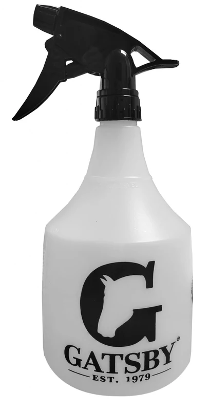 Gatsby Upside Down Spray Bottle Adj Nozzle White with Black / 36 oz