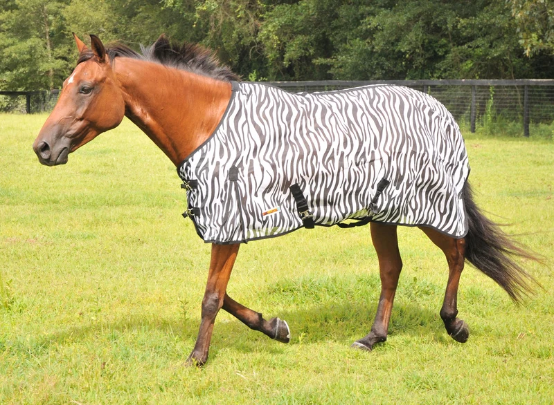 McAlister Soft-Mesh Fly Sheet Zebra Print / 70