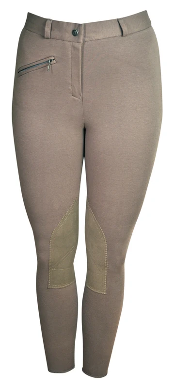Ashley Ladies Clarino Knee Patch Breech Taupe / 24