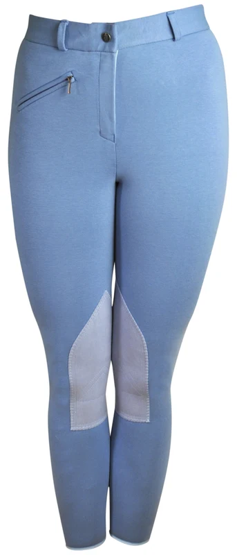 Ashley Ladies Clarino Knee Patch Breech Smoke Blue / 26