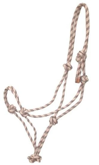 Gatsby Prof Cowboy Rope Halter Brown/Beige / Horse