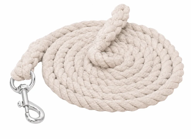 Gatsby Cotton 10ft Lead/Bolt Snap White / 10'