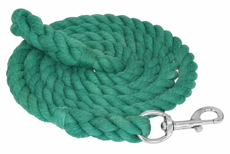 Gatsby Cotton 8ft Lead with Bolt Snap Teal / 8'