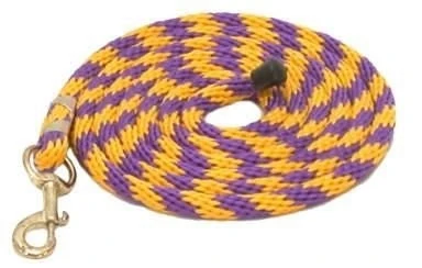 Gatsby Poly 10ft Lead/Snap Dark Purple/Gold / 10'