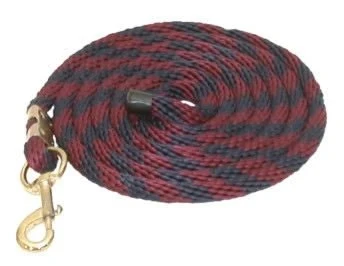 Gatsby Poly 10ft Lead/Snap Navy/Burgundy / 10'