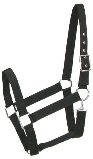 Gatsby Nylon Draft Halter/Snap Black / Draft