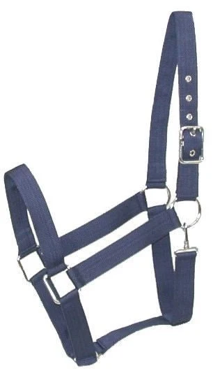 Gatsby Nylon Draft Halter/Snap Navy / Draft