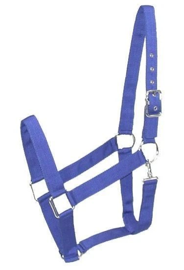 Gatsby Nylon Draft Halter/Snap Royal Blue / Draft