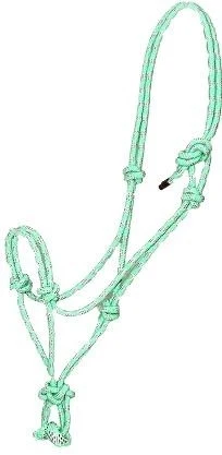 Gatsby Cowboy Rope Halter Horse Mint Green/Pink / Horse