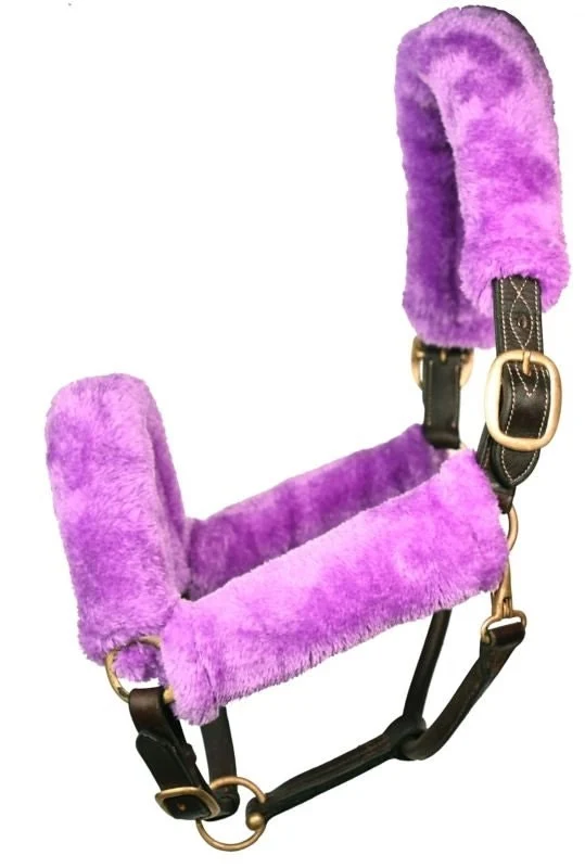 Gatsby Mink Sleeve Halter 4pc with Bag Purple / Full