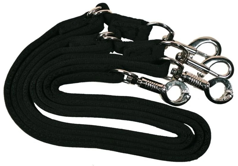 Gatsby Cushion Cross Ties Black / One Size