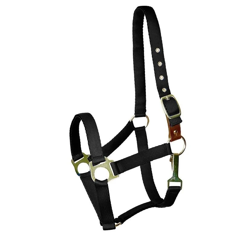 Gatsby Nylon Safety Breakaway Halter Black / Pony