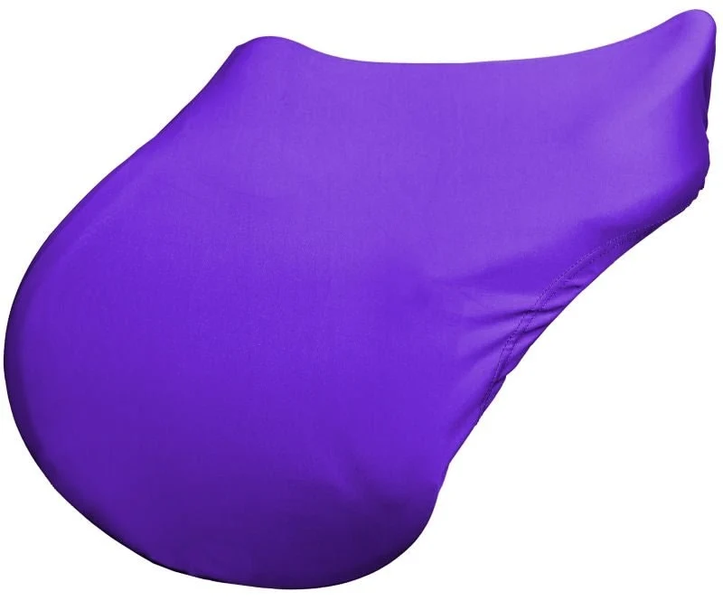 StretchX English Saddle Cover Purple / Standard