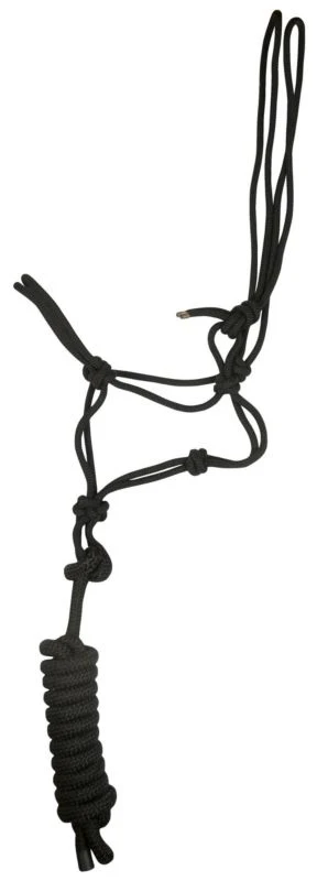 Gatsby Classic Cowboy Halter with Lead Black / Horse