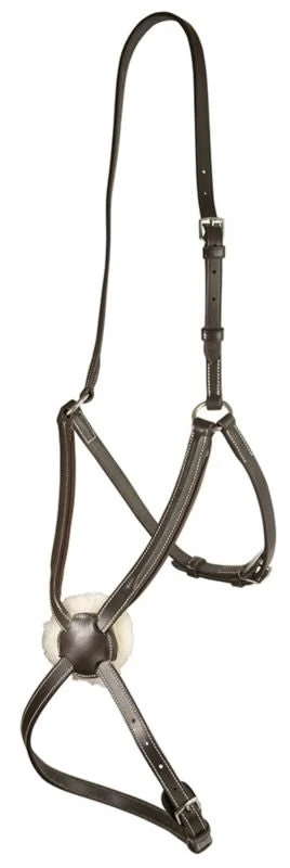 DaVinci Plain Raised Adj Fig-8 Nose Dark Brown / Cob