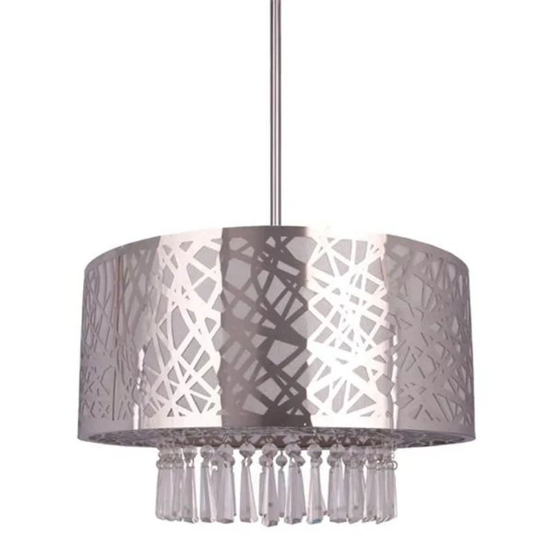 Whitfield Lighting Semi Flush 3-Light Chandelier - 12-in x 20-in - Chrome