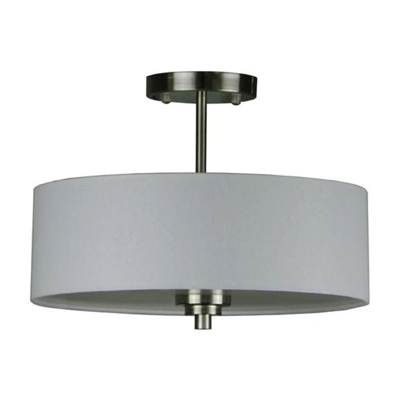 Whitfield Lighting Semi-Flush Mount Light - 3 Lights - 14.1-in - Satin White
