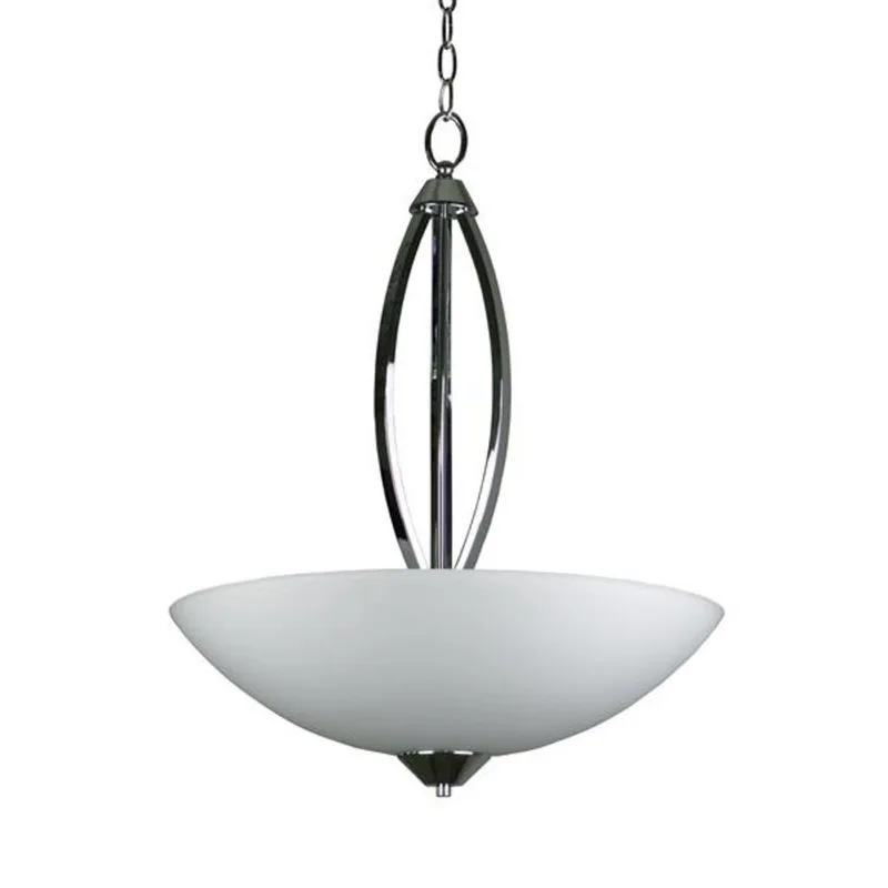 Whitfield Lighting Chandelier - 3 Lights - 24.5-in - Chrome