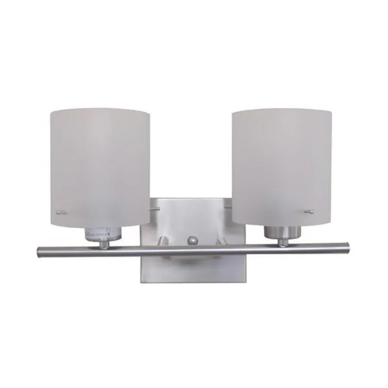 Whitfield Lighting Wall Mount Vanity Light - 2 Lights - 19-in - Satin Steel