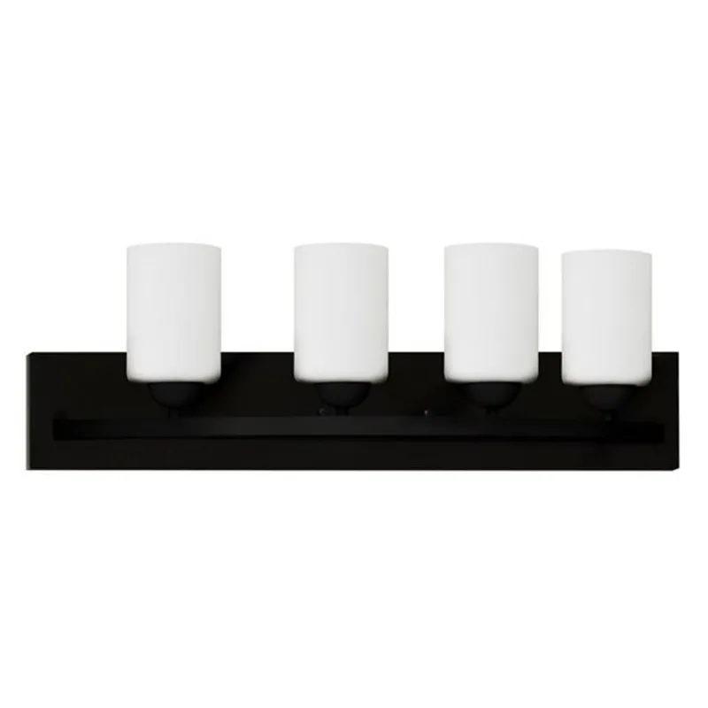 Whitfield Lighting Damara 4-Light Black Transitional Vanity Light