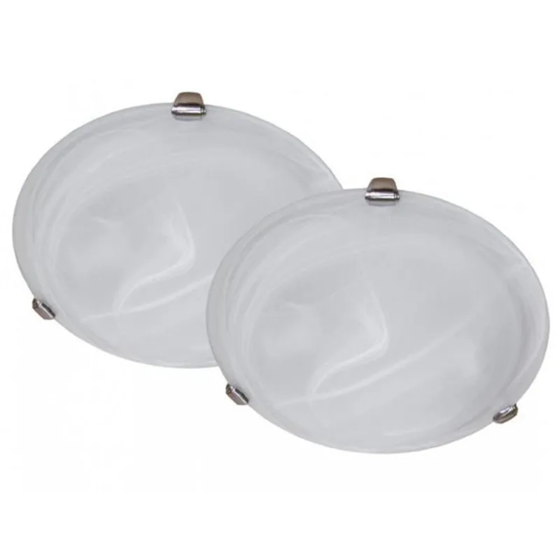 Whitfield Lighting 6-pack 4-In Stainless Steel Contemporary/Modern LED Flush Mount Light