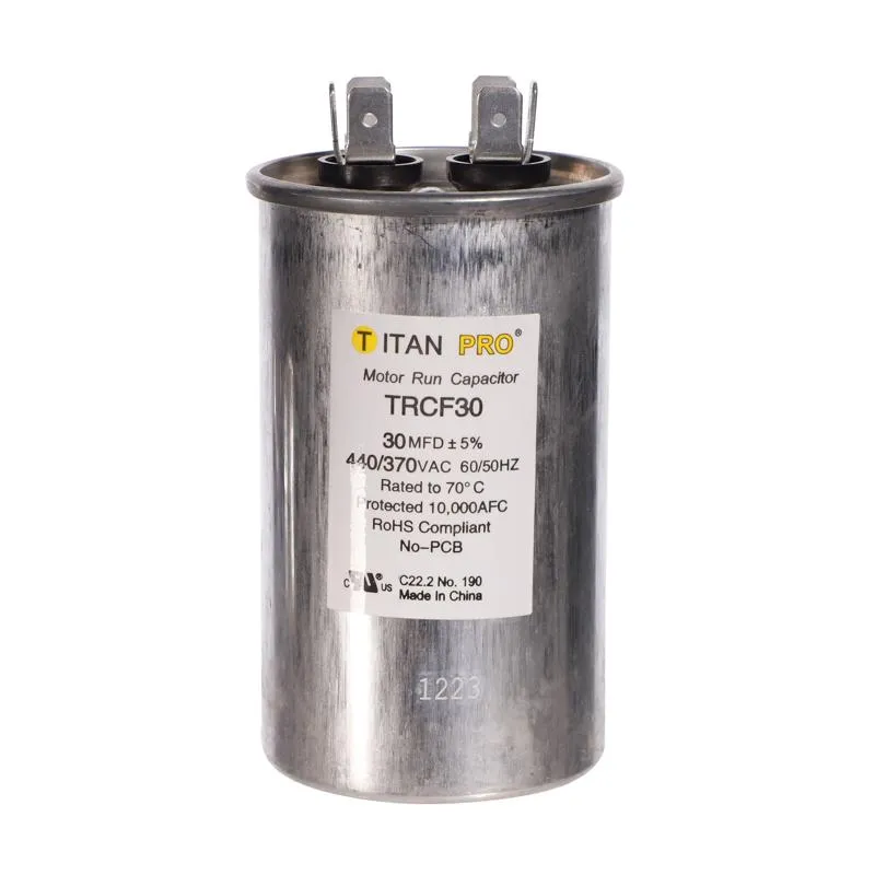 Capacitor Titan Pro Round Run 30uf 440v 1,97x3,35x1,97cm