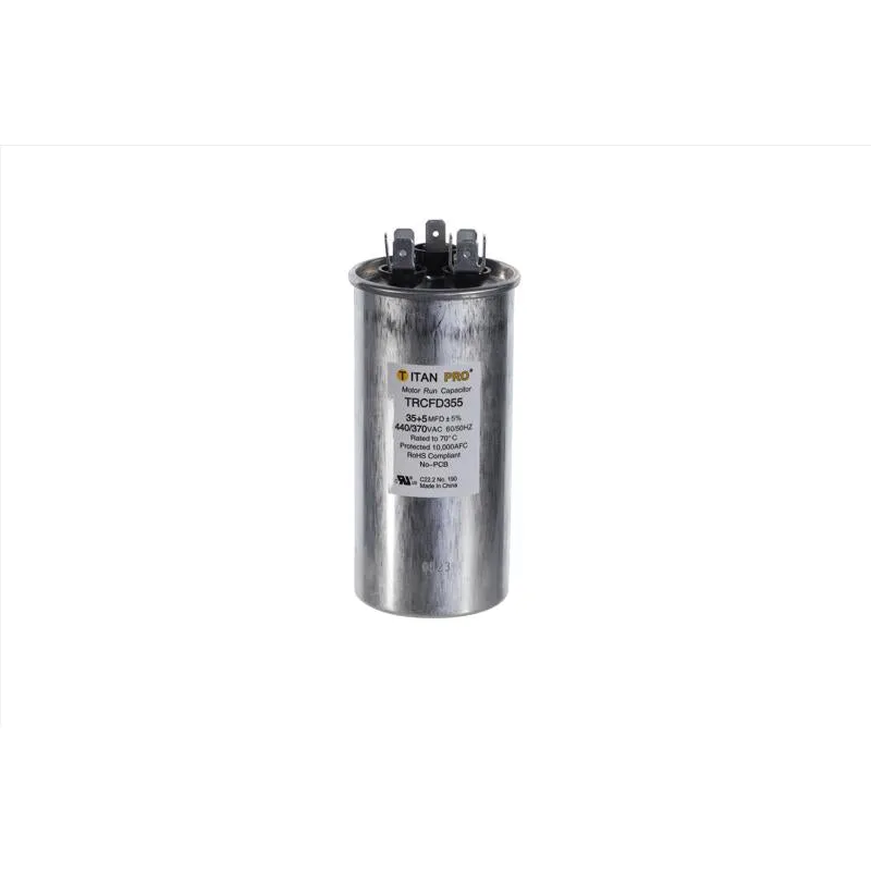 Capacitor De Funcionamento Redondo Titan Pro 35+5 Mfd 440v