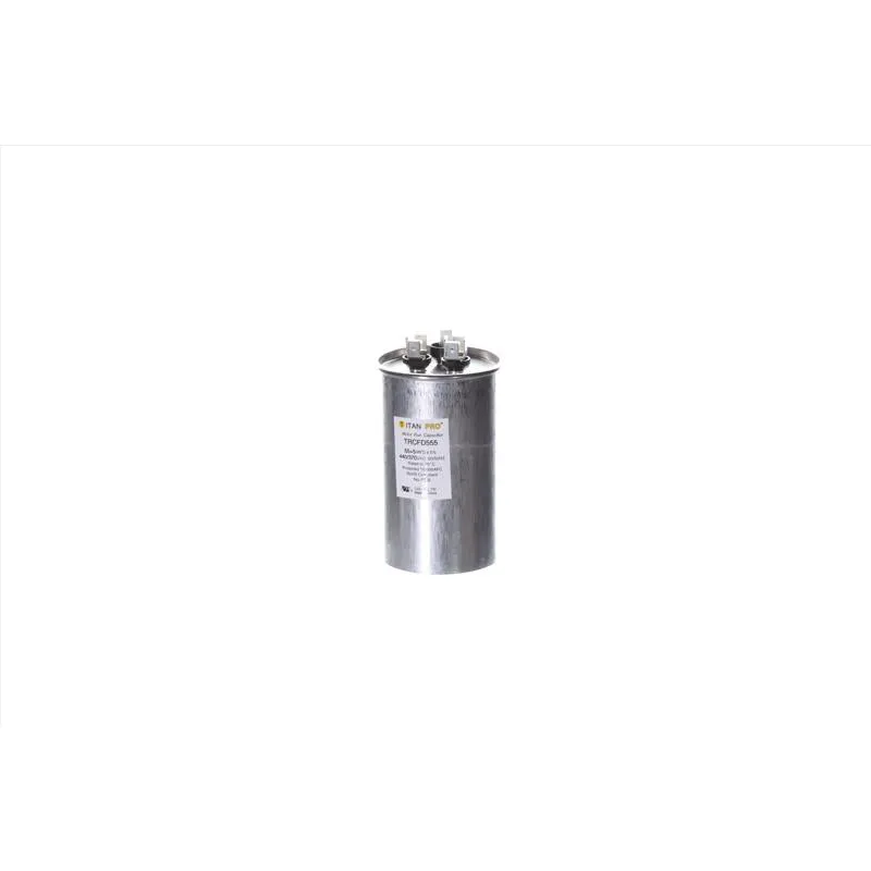 Capacitor Titan Pro Round Run 55+5uf 440v Com Termo Padrão.