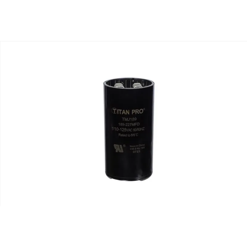 Capacitor De Partida Redonda Titan Pro Tmj189 189-227uf 125v