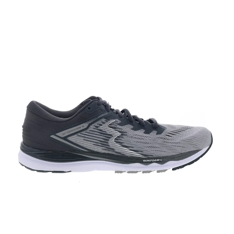 361 Degrees Sensation 4 Y906-0607 Mens Gray Mesh Athletic Running Shoes 11.5
