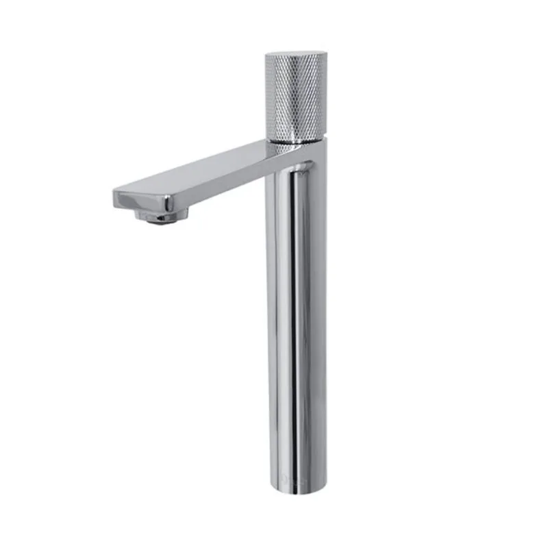 Stylish Single Hole Single-Handle Vessel Bathroom Faucet in Polished Chrome
