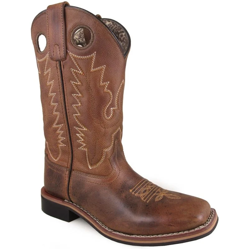Smoky Mountain Ladies Napa Square Toe Boots Brown / 10M