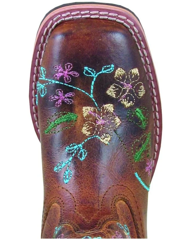 Smoky Mountain Childs Floralie Brown Boots Brown / 2.5