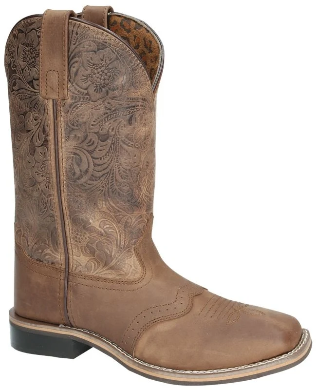 Smoky Mountain Ladies Brandy Boots Brown Oil Distress/Brown / 6M